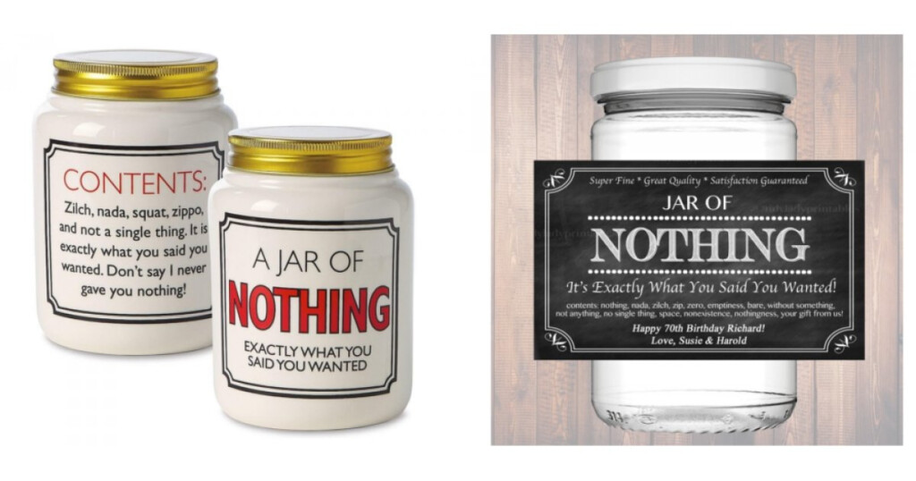 30 Jar Of Nothing Label Labels For You