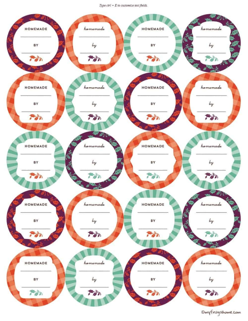 4 Oz Jar Label Template