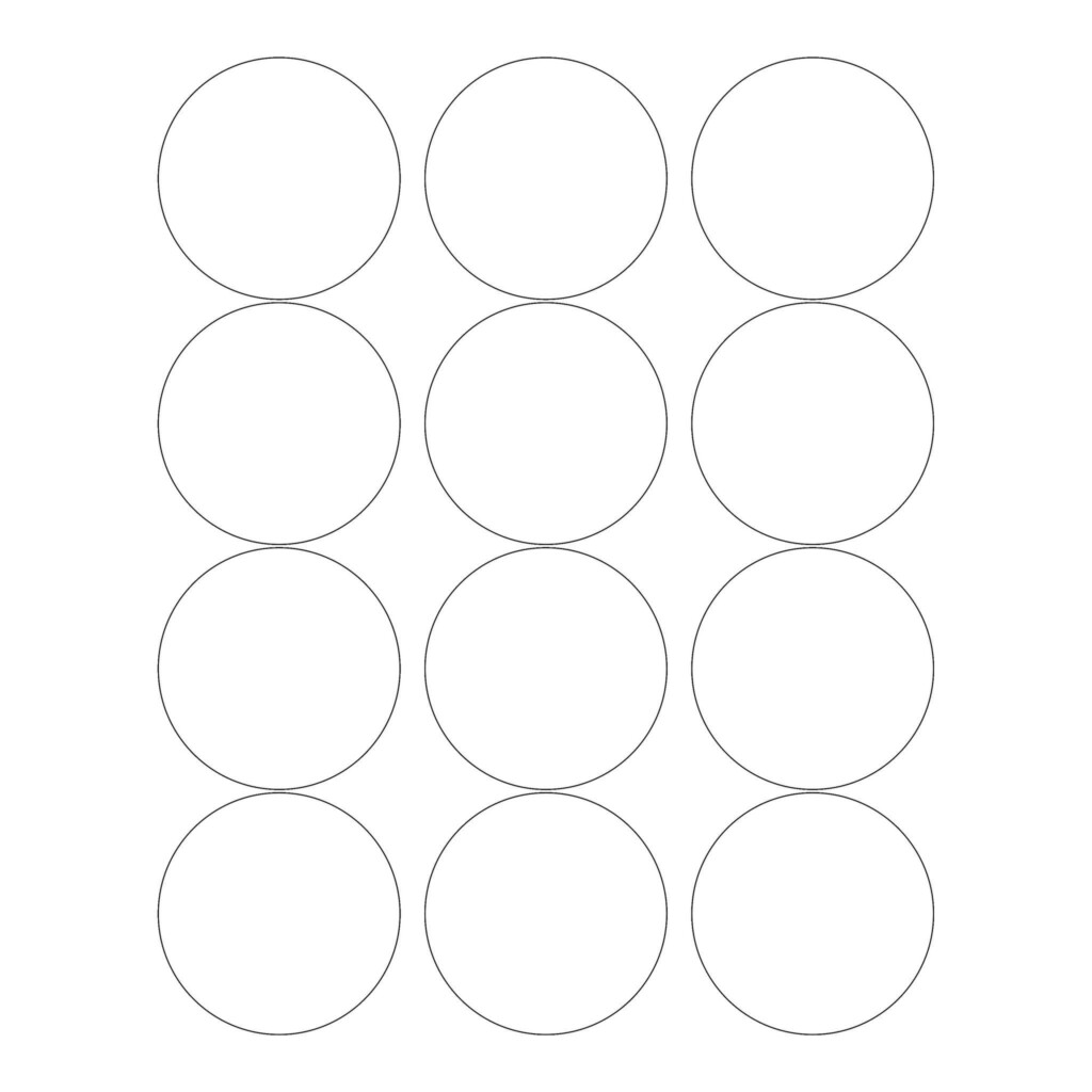 60 Circle Wide Mouth Jar Labels 2 5 In Clear Gloss Jar Labels 