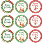 7 Best Christmas Mason Jar Label Printable Template Printablee