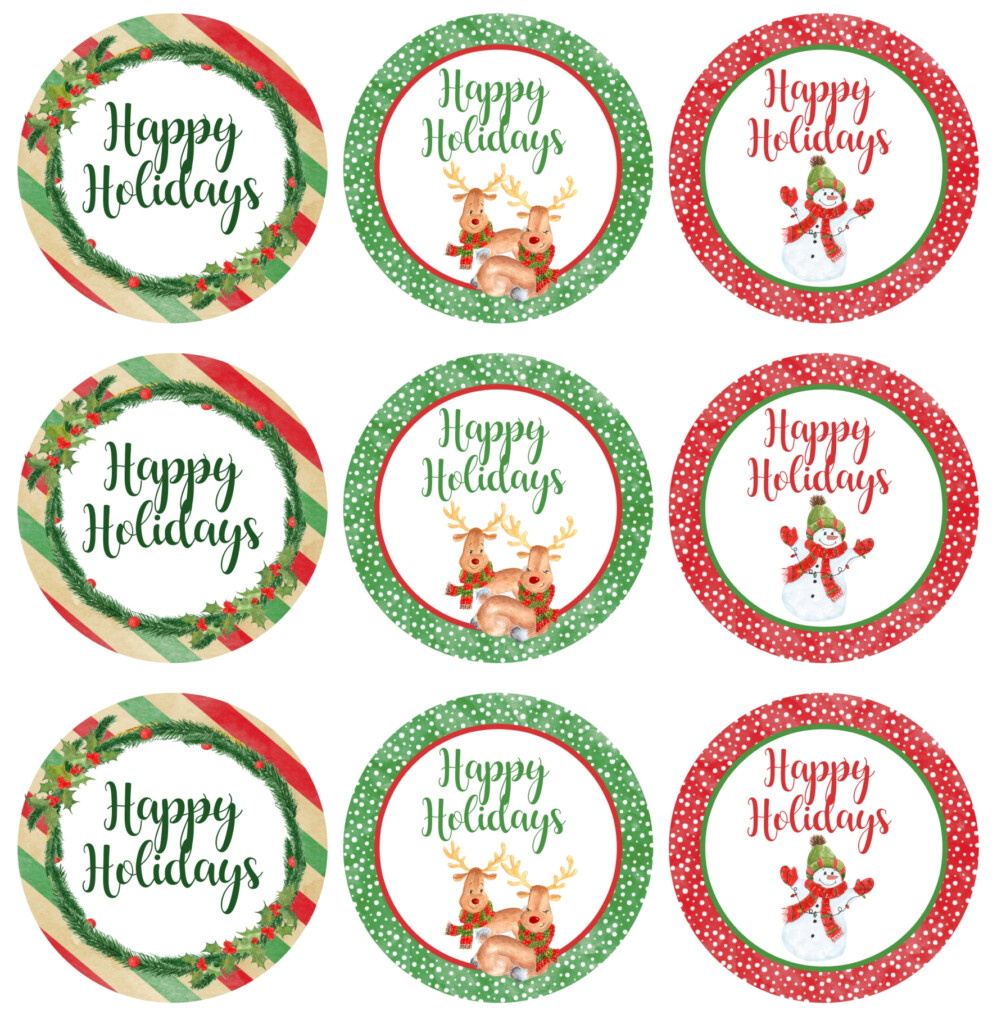 7 Best Christmas Mason Jar Label Printable Template Printablee