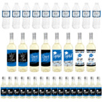 Big Dot Of Happiness Blue Grad Best Is Yet To Come Mini Wine Bottle