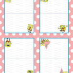 Can t Forget Food Labels in Blue Spongebob Party Spongebob