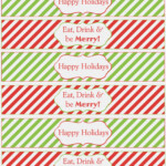 Christmas Water Bottle Labels Free Printable Free Printable