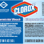 Clorox Germicidal Bleach Printable Label