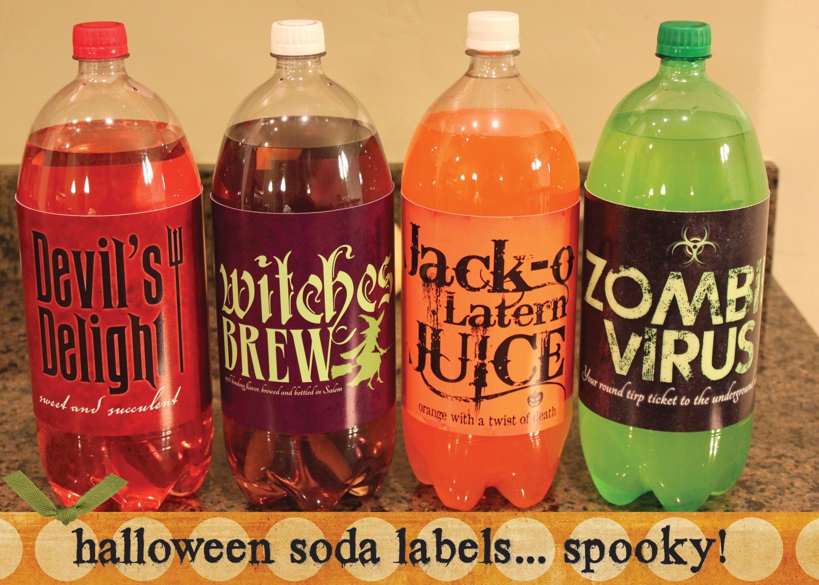 cm2 Halloween Soda Labels Free Download Printable