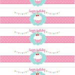Cupcake Birthday Party With FREE Printables Birthday Labels Water