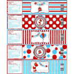 Dr Seuss Inspired Waterbottle Labels Dr Seuss Birthday Dr Seuss