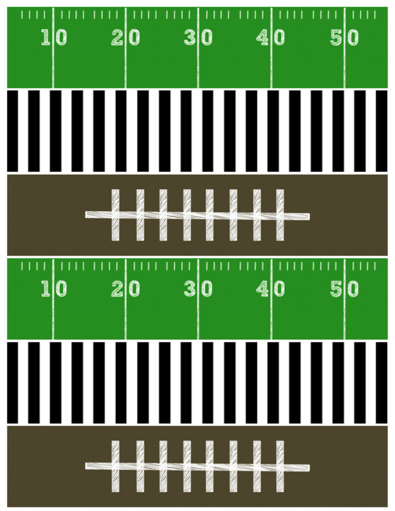 Football Water Bottle Labels Free Printable Paper Trail Design