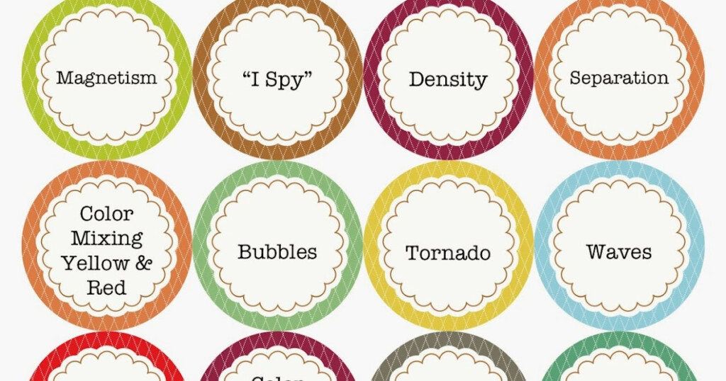 For The Love Of Preschool Science Bottles And Free Printable