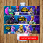 Fortnite Water Bottle Label Printable Fortnite Water Labels Fortnite