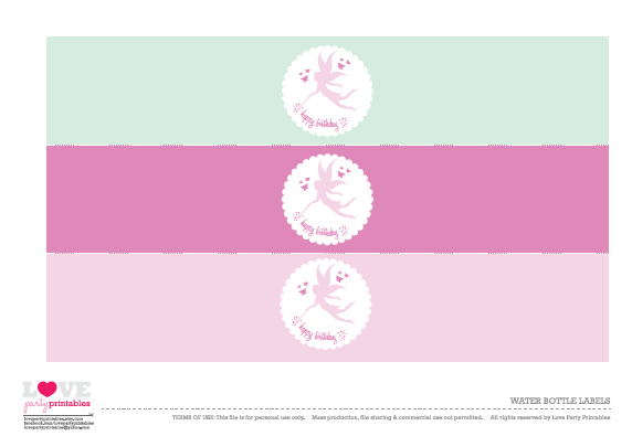FREE Fairy Party Printables From Love Party Printables Catch My Party