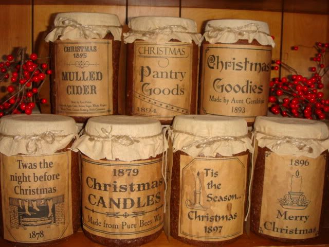 Free Primitive Jar Labels Primitive Rustic Grubby Grungy Jar Candles 
