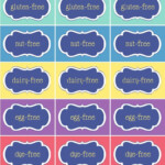 Free Printable Allergy Free Party Food Labels Frog Prince Paperie