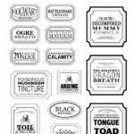 Free Printable Apothecary Jar Labels Free Printable A To Z