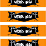 FREE Printable Halloween Water Bottle Labels SpookySnacks shop