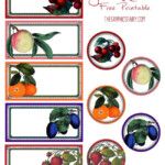 Free Printable Jam Labels Jam Label Jam Jar Labels Printable Labels