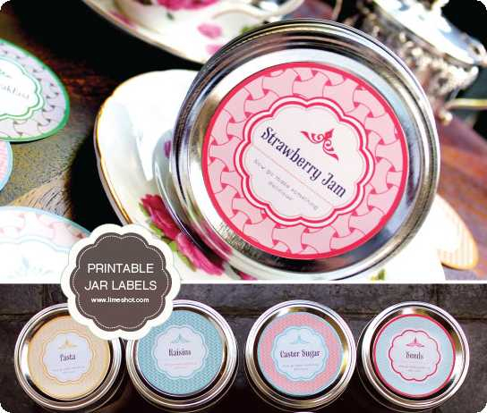 FREE Printable Mason Jar Labels Passion For Savings