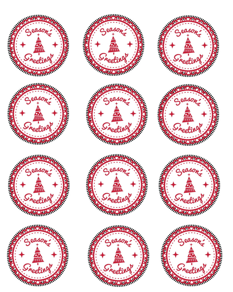 Free Printable Seasons Greetings Mason Jar Gift Labels Mason Jar 