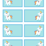 Free Printable Unicorn Party Gift Tag With Images Unicorn