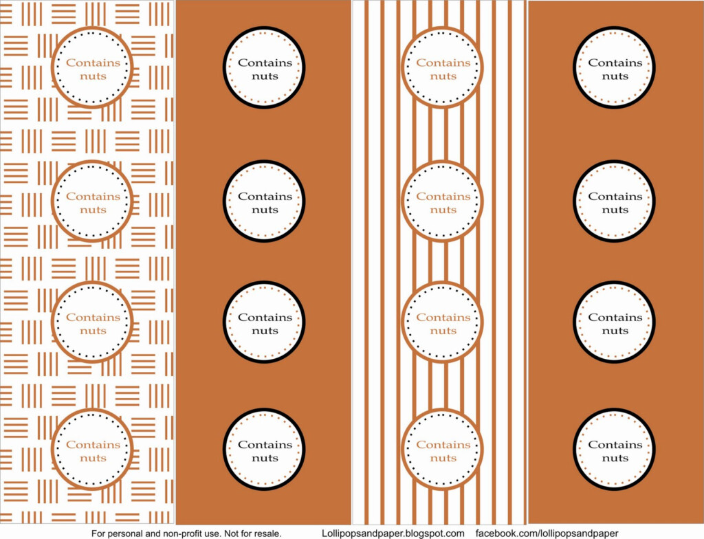 FREE PRINTABLES Allergy Dessert Tags From Lollipops Paper Catch My 