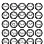 FREE Printables Spice Jar Labels Herb Labels Jar Labels