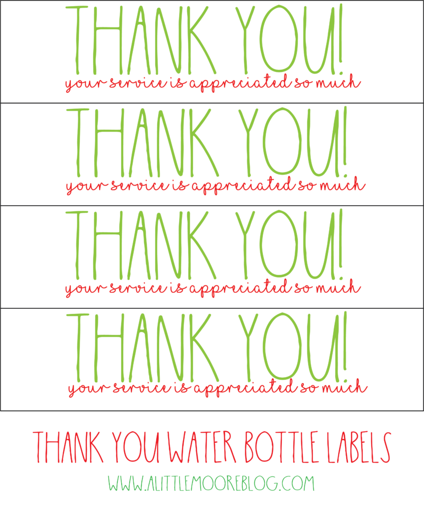 Free Printables To Thank Your Delivery Workers A Little Moore