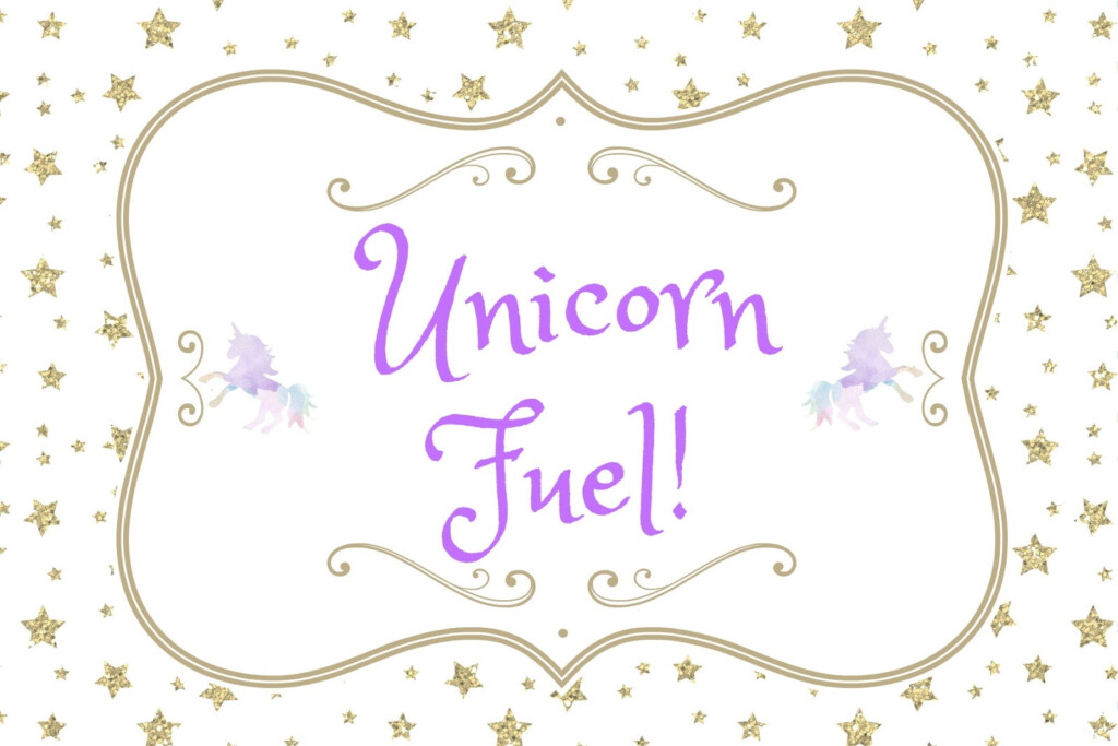 Free Unicorn Party Printables Shipwrecked On Fabulous Island