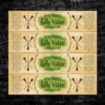 Gilly Water Printable Water Bottle Labels Magical Water Etsy
