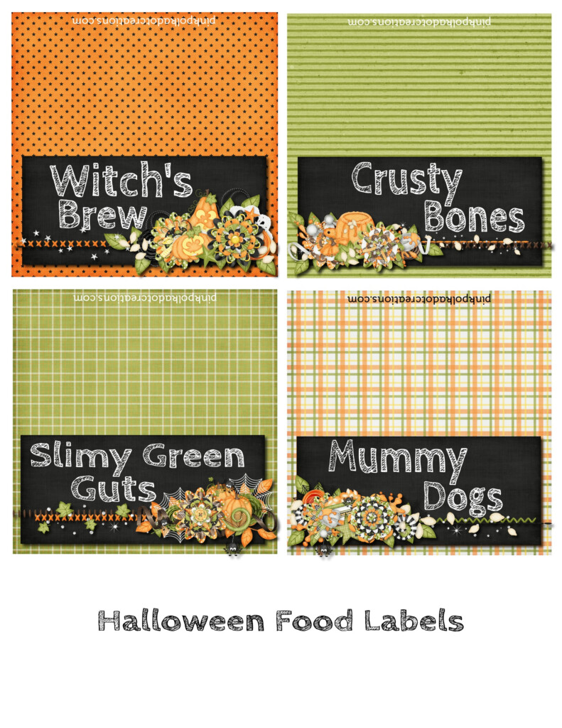 Halloween Party 2013 And Free Printables Pink Polka Dot Creations