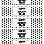 Healthy Kids Sports Drink Super Soccer H20 Free Water Bottle Label