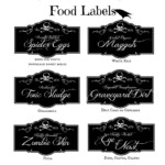 HelmigHaus Free Halloween Party Table Labels