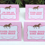 Horse Birthday Party Printable Templates Pony Party Theme