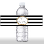 INSTANT DOWNLOAD Black White Stripe Gold Glitter Water Etsy Diy