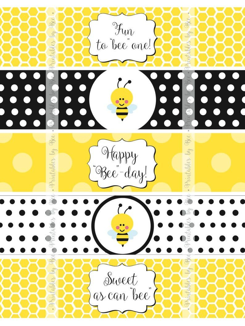Instant Download Bumble Bee Water Bottle Labels In 2020 Bottle Labels Instant Download Bumble Bee Water Bottle Labels In 2020 Bottle Labels