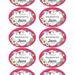 Jam Jar Label Templates Great British Summer Design Jam Jar Labels