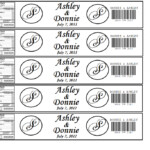Label Templates For Bottles Printable Label Templates