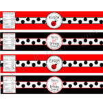 Ladybug Water Bottle Labels Printable