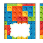 Lego Bricks Food Labels Printable Treats