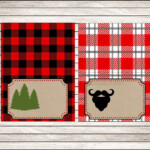 Lumberjack Food Labels Instant Download Lumberjack Tent Cards Etsy