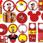 Minnie In Red And Polka Dots Free Printable Candy Buffet Labels
