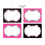 MINNIE MOUSE PRINTABLE FOOD LABELS Minnie Mouse Birthday Party Party