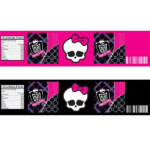 MONSTER HIGH Water Bottle Label Printable By LuLuLoLa2022 3 20