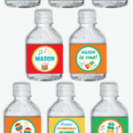 Music Water Bottle Labels Printable Music Birthday Decorations Music