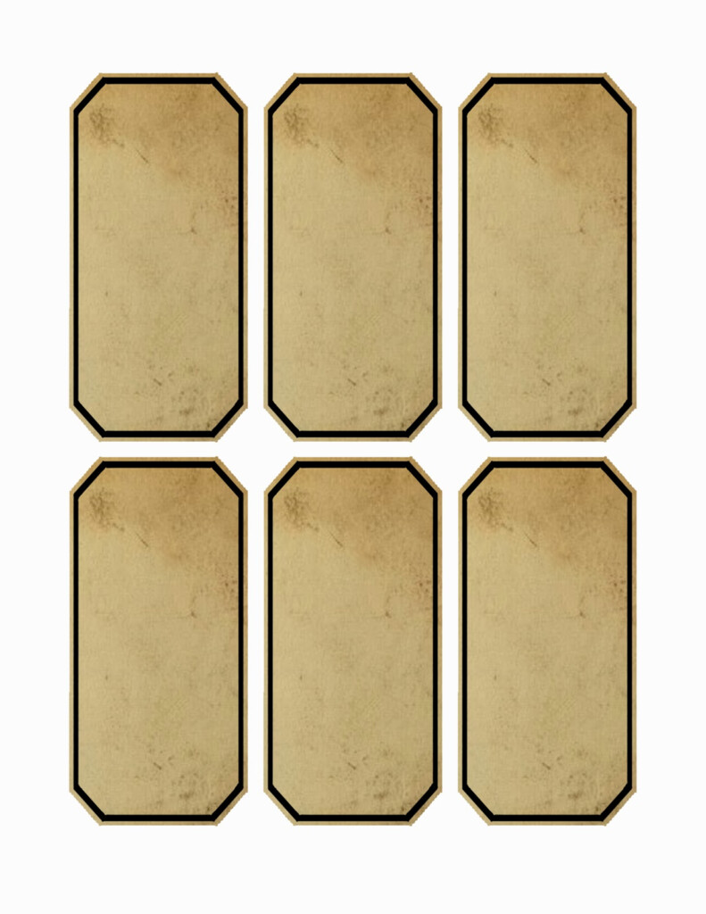 One Blank Dream Free Jar Apothecary Labels 4 5 X 2 25 Digital Collage 