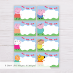 Peppa Pig Food Label Template Dgtally