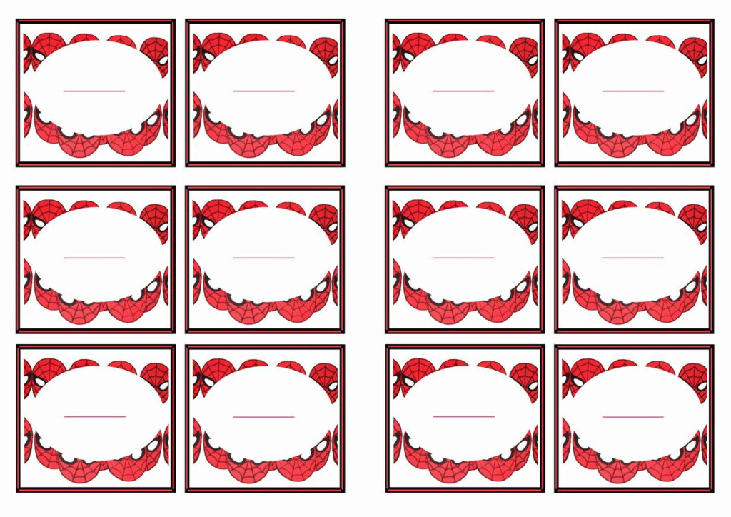 Pin Di Spiderman Printables