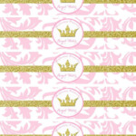 Pink Princess Baby Shower Water Bottle Labels Printable Pink Etsy