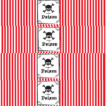 Pirate Water Bottle Label Template Anniversaire Pirate Anniversaire
