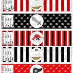 Pirate Water Bottle Labels DIY Printable By Delightfulprints 4 00